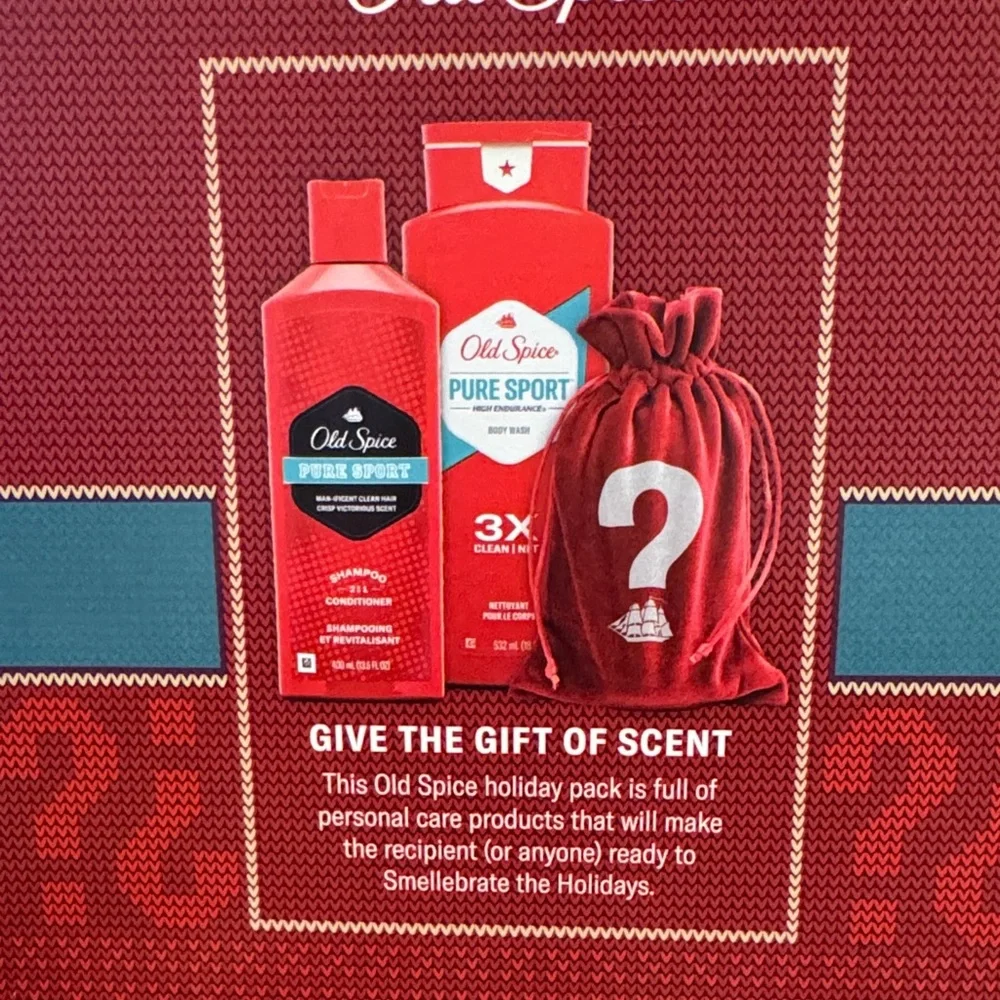 Old Spice Pure Sport Gift Set - Red